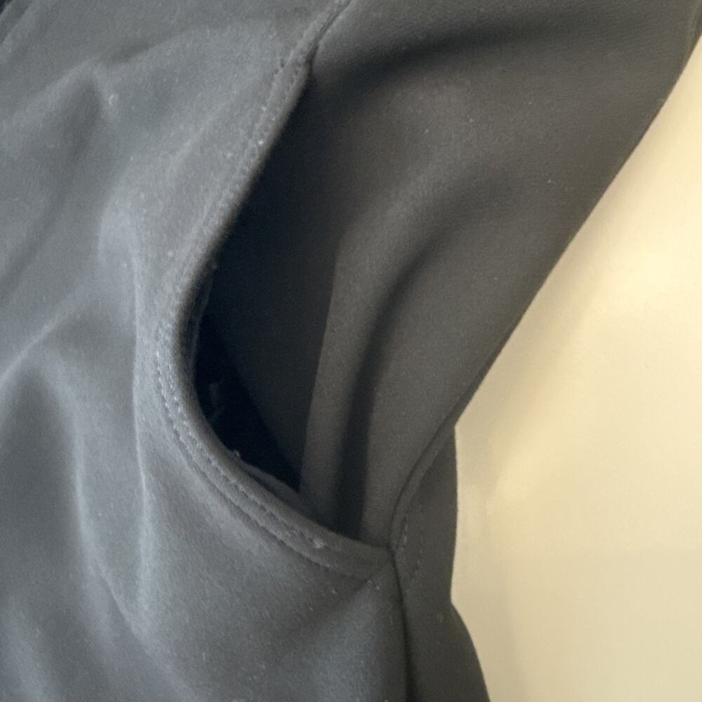 Akris Punto Black Zip Front Fit Flare Midi Dress Long Sleeve Pockets US 4 IT 40 - Picture 7 of 16